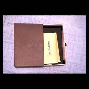 Louis Vuitton box and cloth